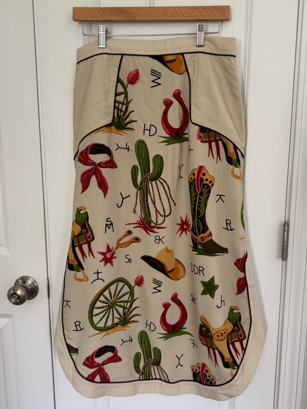 Double D Ranch Atomic Ranch Printed A-Line Skirt - Picture 8 of 16
